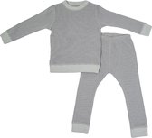 Lodger Pyjama Baby maat 104 - Sleeper Ciumbelle - 2-Delig - 100% Katoen - Oeko-Tex - Ademend - Veilige Pasvorm - Grijs - 3-4Y