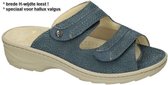 Fidelio Hallux -Dames -  blauw - slippers & muiltjes - maat 37