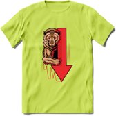 Bear Market - Crypto T-Shirt Kleding Cadeau | Dames / Heren / Unisex | Bitcoin / Ethereum shirt | Grappig Verjaardag kado | Tshirt Met Print | - Groen - 3XL