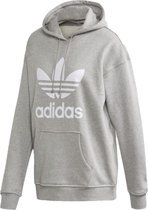 adidas Trefoil Hoodie FM3304, Vrouwen, Grijs, Sweatshirt, maat: 42