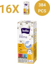 Bella Inlegkruisje Intima Large (24 stuks per pak) 16 Pak, 100% katoen, ademend,Waarde pakket - 384 stuks