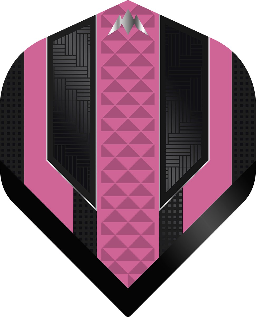 Mission Temple NO2 Black & Pink - Dart Flights