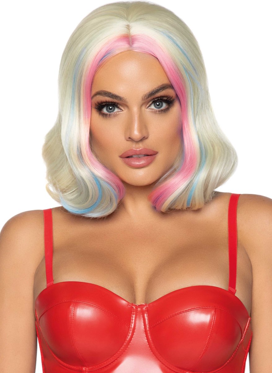 Harley wavy bob wig