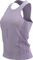 Compressport Performance Singlet Dames - sportshirts - roze/paars - maat M