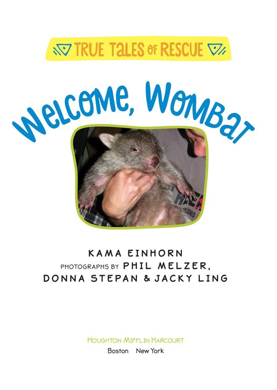 Boek cover Welcome, Wombat van Kama Einhorn (Onbekend)