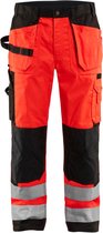 Blaklader Werkbroek High Vis 1533-1860 - High Vis Rood/Zwart - D120