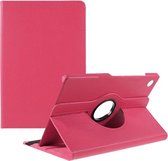 Case2go - Tablet hoes geschikt voor Samsung Galaxy Tab A8 (2022 & 2021) - 10.5 Inch - Draaibare Book Case Cover - Magenta