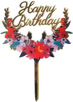 Happy Birthday Cake Topper Deluxe #3