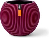 Capi Europe - Vase boule Groove - 18x15 - Violet - Pot de fleurs d'intérieur - BGVP102