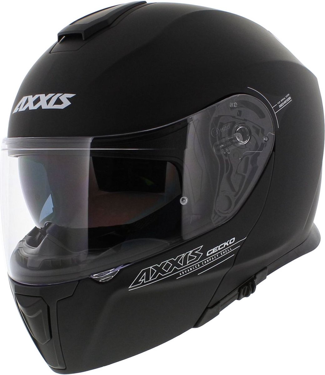 Helm Axxis Gecko Solid Mat Zwart XS