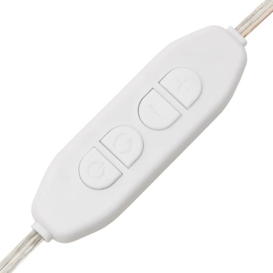 Miroir mural sans cadre avec lampes LED verre rond