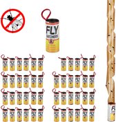 relaxdays 48 x flycatcher - bande adhésive - bande anti-mouches - ruban adhésif - piège à mouches