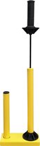Kortpack - Budget Handwikkelfolie Dispenser - Geschikt voor Handrollen van 45cm t/m 50cm breed - Geel - 1 stuk - Afroller voor Stretchfolie/Rekfolie - (070.0506)