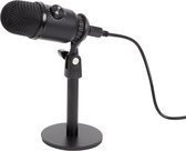 S&C - microfoon podcast met statief standaard 3.5 jack-ingang Twitch stream youtube 30 Hz - 18 kHz