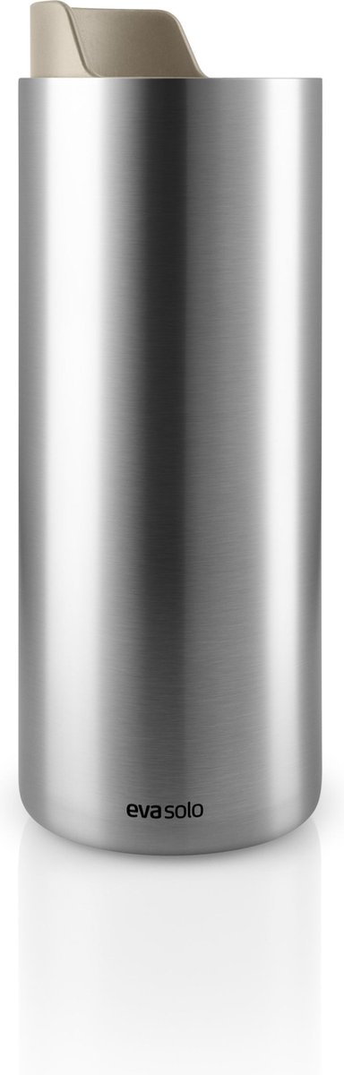 Eva Solo Drinkbeker Urban Thermos 350 ml Gerecycled Staal Pearl Beige Aluminium Beige