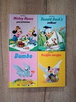 Mickey Mouse - Donald Duck - Dumbo 4 x Disney 1 - Mickey Mouse gaat Picknicken 2 - Donald Duck 's Zeilboot 3 - Dumbo 4 - Vrolijke Versjes