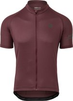 agu Core Fietsshirt Heren Korte Mouwen - Paars - Drie achterzakken - YKK-rits over de hele lengte - Sneldrogend interlock