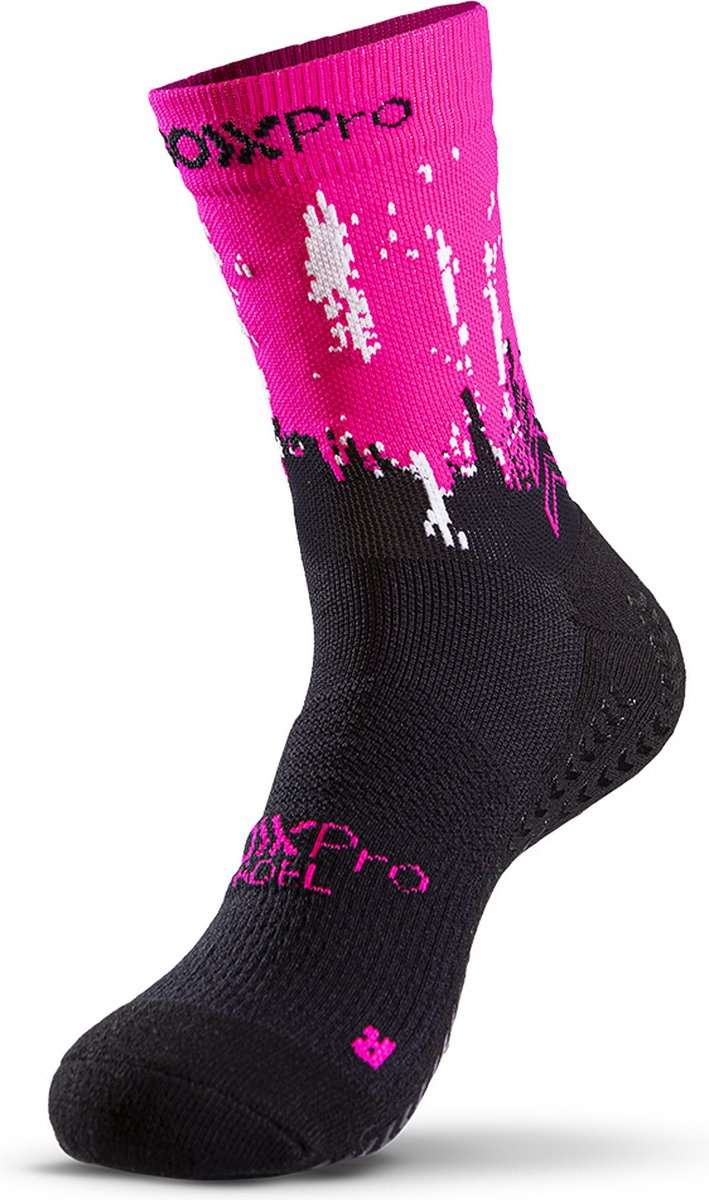 GEARXPro - SOXPro - Padel - Zwart/Roze - Schoenmaat: S - 35-40