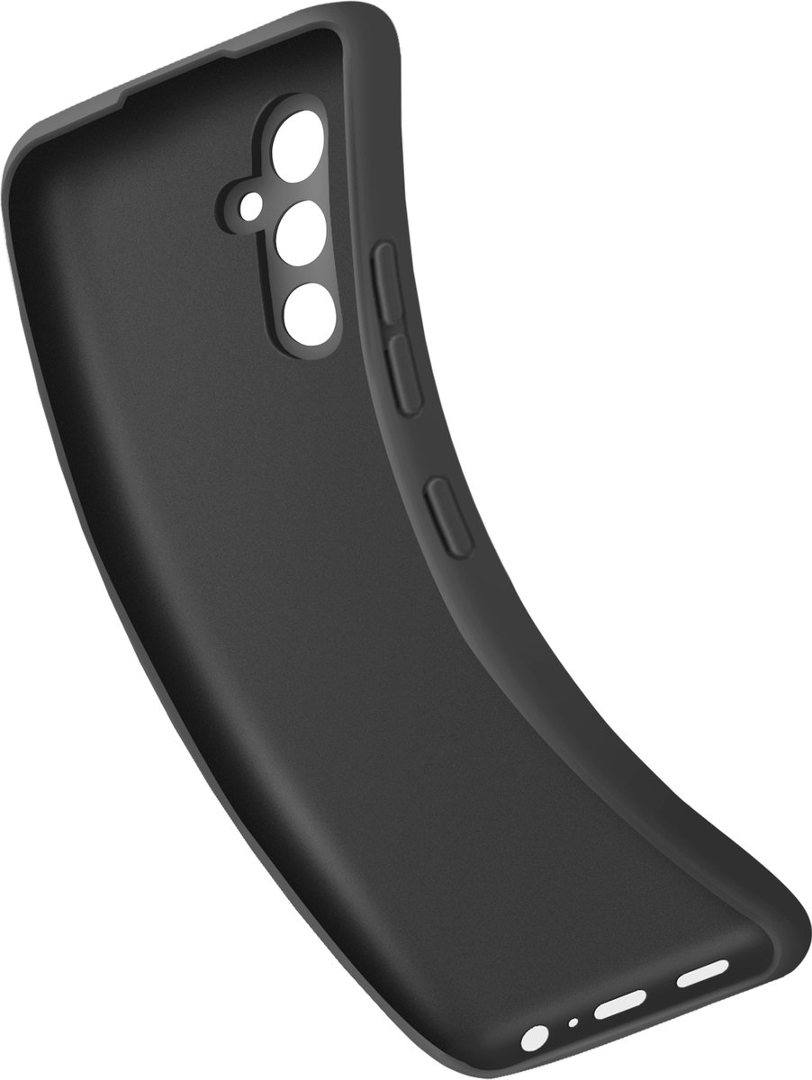 Bigben Connected, Samsung Galaxy A05s Soft Touch hoesje met matte afwerking, Zwart