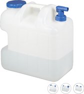Relaxdays jerrycan met kraan - voor drinkwater - BPA-vrij - water-jerrycan met kraantje - 25 Liter