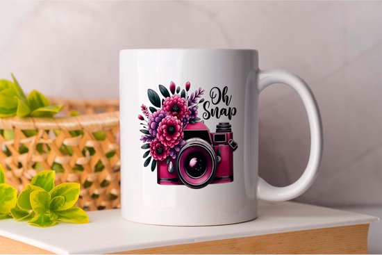 Mug Oh My God Snap - Photographe - Cadeau - Cadeau - Photographie - PhotoOfTheDay - CameraLife - Photographe - Photographie - FotoVanDeDag - CameraLeven
