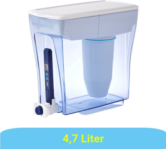 ZeroWater - 4,7 liter Water filter kan - met Gratis Waterfilter & TDS meter - Kraantje