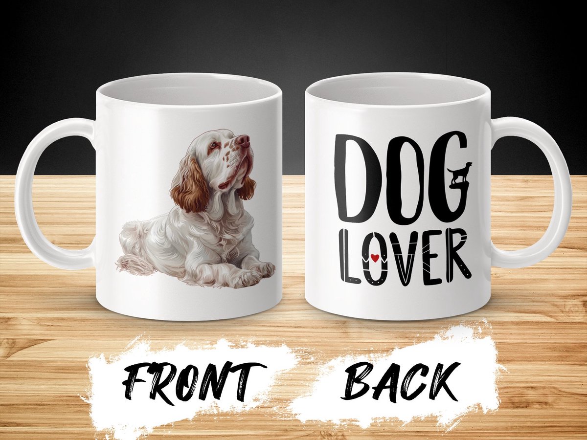 Mok Clumber Spaniel dog - hond / dog lover