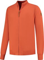 MGO Ian - Dun gebreid Herenvest - Oranje - Maat XL
