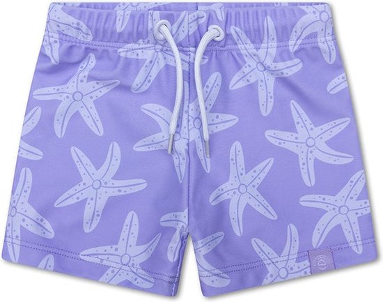 Swim Essentials Boxer de natation/short de bain Garçons – Maillots de bain anti-UV Garçons – Lilas Sea Star – Taille 68