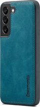 Bookcase hoesje Samsung Galaxy S24+ - CaseMe - Vert uni - Simili cuir