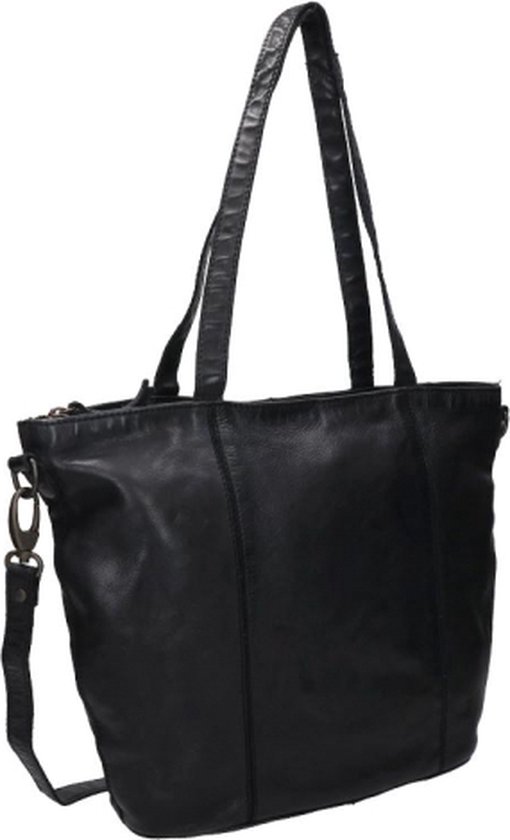 Benthill Dames handtas leer - shopper van zacht hoogwaardig echt leer - vintage fashion bag tas - schoudertas - schoudertas, bruin