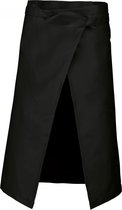 Schort/Tuniek/Werkblouse Unisex One Size Kariban Black 65% Polyester, 35% Katoen