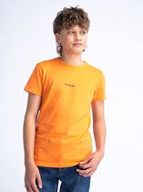Petrol Industries - Jongens Logo T-shirt Tropicrush - Oranje - Maat 164