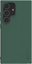 Geschikt voor Nillkin Samsung Galaxy S24 Ultra 5G - Back Cover - Frosted Shield Geschikt voor Mag hoesje - Groen
