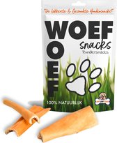 Woef Woef Snacks Hondensnacks Runderkophuiden - 0.50 KG - Kauwsnacks - Gedroogd vlees - Rund - honden vanaf 8kg - Geen toevoegingen
