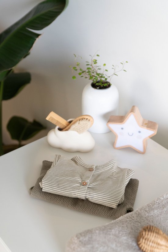 Baby's Only Nachtlampje Ster Wonder - Nachtlampje Babykamer - Lampje met USB-aansluiting - Gemaakt van hout met het FSC keurmerk - Met slaapmuziek van Baby's Only — afbeelding 5