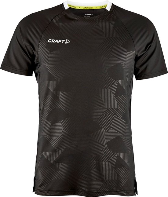 Craft Premier Solid Shirt Korte Mouw Heren - Zwart | Maat: XS