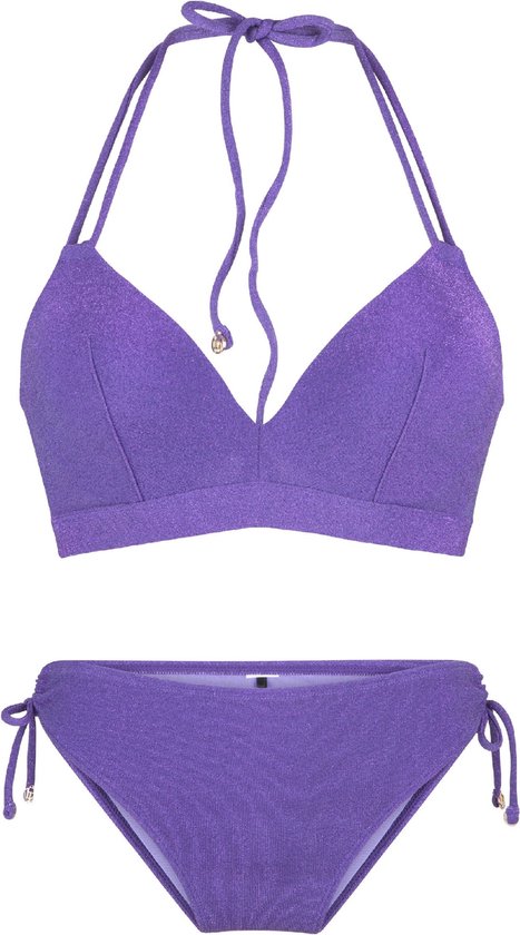 LingaDore - Violet Triangel Bikini Set - maat 38B - Paars