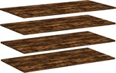 vidaXL-Wandschappen-4-st-100x50x1,5-cm-bewerkt-hout-gerookt-eikenkleur