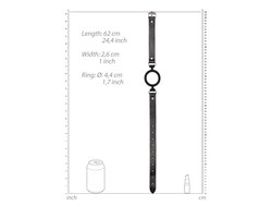 Siliconen Ring Gag – Zwart