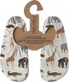 Slipstop Kongo - Beige met safari dieren