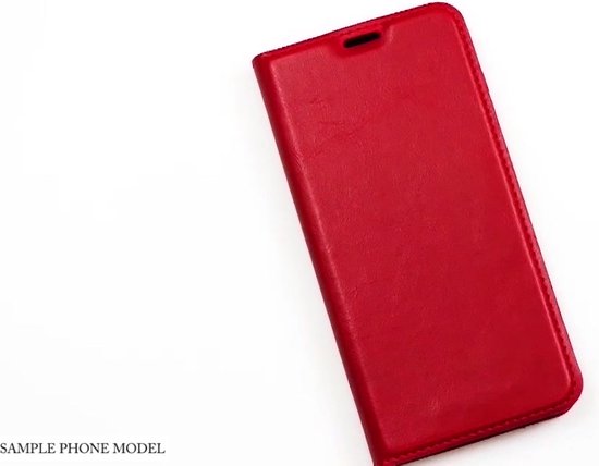 Coque Cadorabo pour Asus ZenFone 8 FLIP ROUGE POMME - Pochette de protection à fermeture aimantée