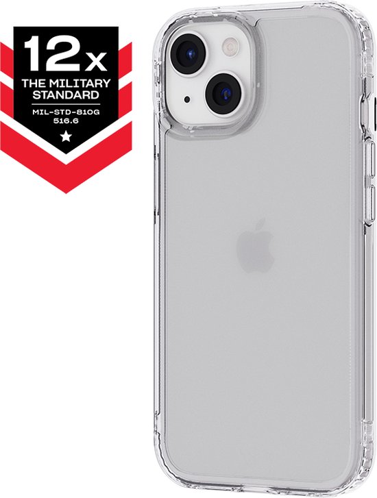 Tech21 Evo Clear - iPhone 15 hoesje - Schokbestendig telefoonhoesje - Transparent - 3,6 meter valbestendig