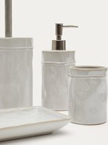 Kave Home - Grijze Savel badkamerborstel van aardewerk