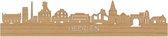 Skyline Heerlen Bamboe hout - 100 cm - Woondecoratie - Wanddecoratie - Meer steden beschikbaar - Woonkamer idee - City Art - Steden kunst - Cadeau voor hem - Cadeau voor haar - Jubileum - Trouwerij - WoodWideCities