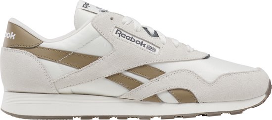 Reebok CLASSIC NYLON Heren Sneakers - Wit/Zand - Maat 43