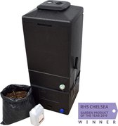 HOTBIN Mini 100 liter - Warm composteren 40-60 graden - Innovatieve compostbak - Compostvat - Compostemmer - Recyclebaar EPP - Zwart