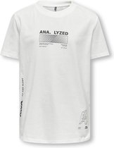 ONLY KOBHOWARD S/S TEE PRINT BOX JRS Jongens T-shirt - Maat 122/128