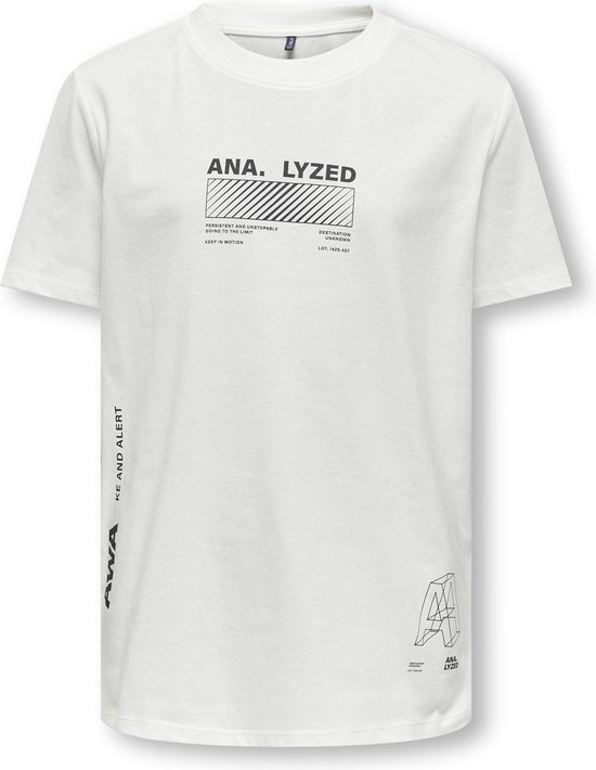 ONLY KOBHOWARD S/S TEE PRINT BOX JRS Jongens T-shirt - Maat 122/128
