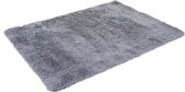 Tapijt MCW-F69, shaggy loper hoogpolig langpolig, stof/textiel pluizig zacht 230x160cm ~ grijs